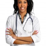 Business professions - doctor female african american