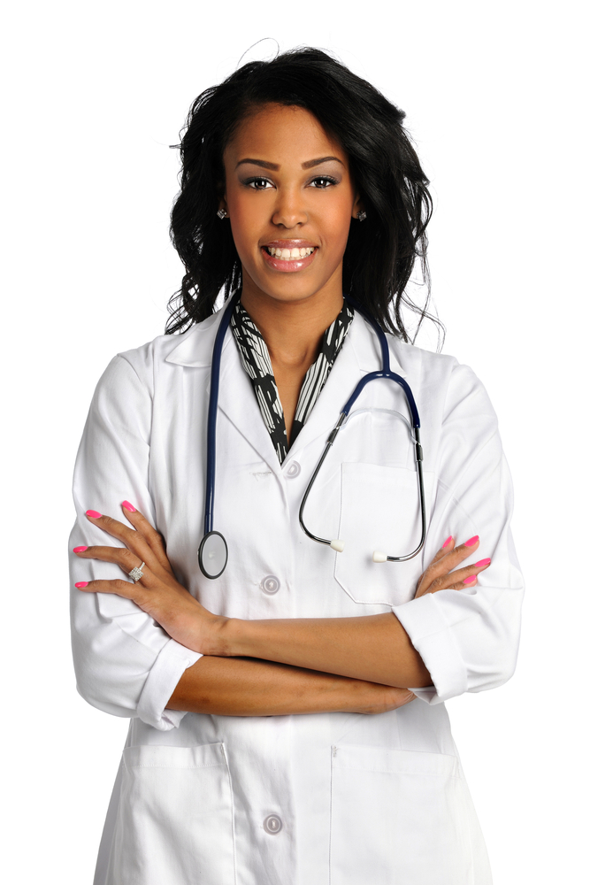 Business professions - doctor female african american